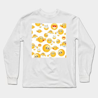 Emoji Pattern 1 Long Sleeve T-Shirt